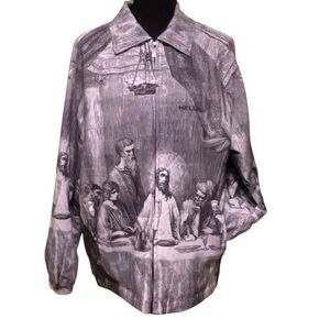 Hellpur “The Last Supper” Men’s Streetwear Windbreaker Jacket/Coat